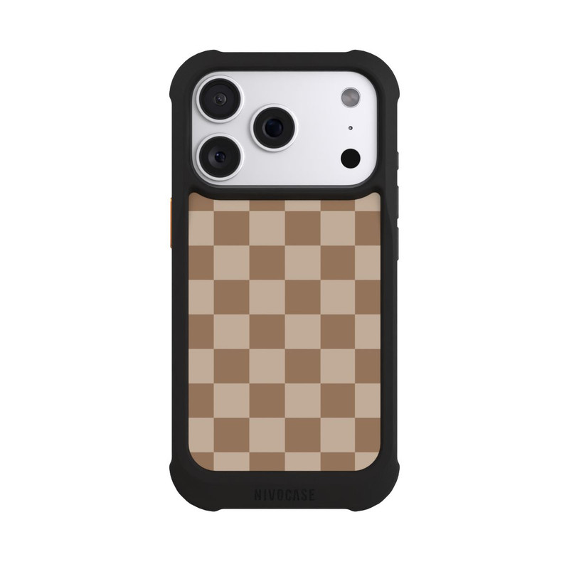 iPhone 18 Pro NIVOmax Braun Karo