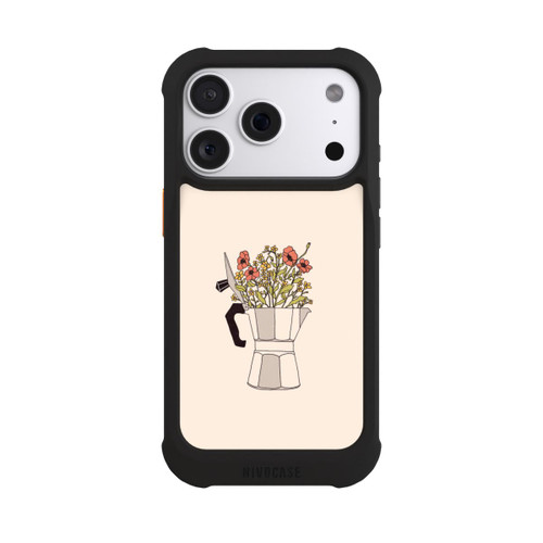 Apple iPhone 18 Pro NIVOmax Moka Blumen
