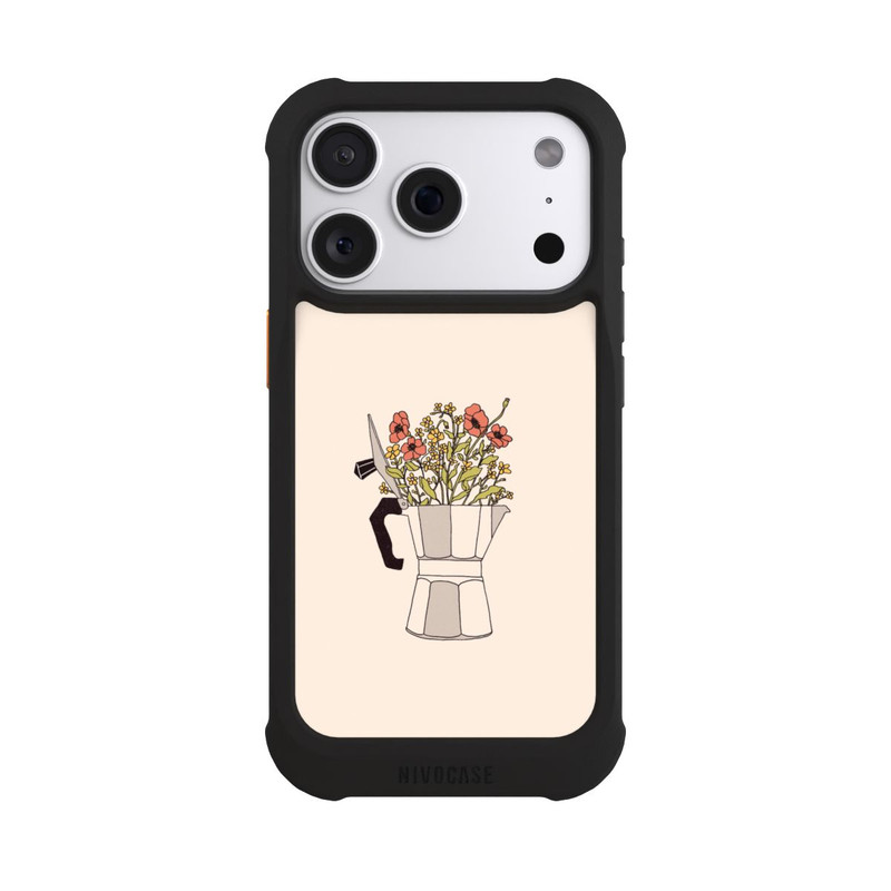 iPhone 18 Pro NIVOmax Moka Blumen