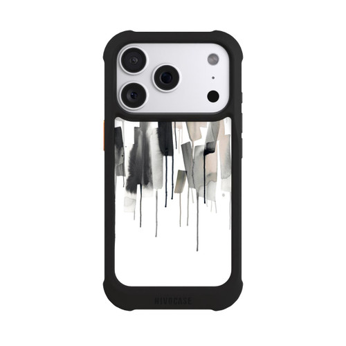 Apple iPhone 18 Pro NIVOmax Watery Stripes Japandi Black