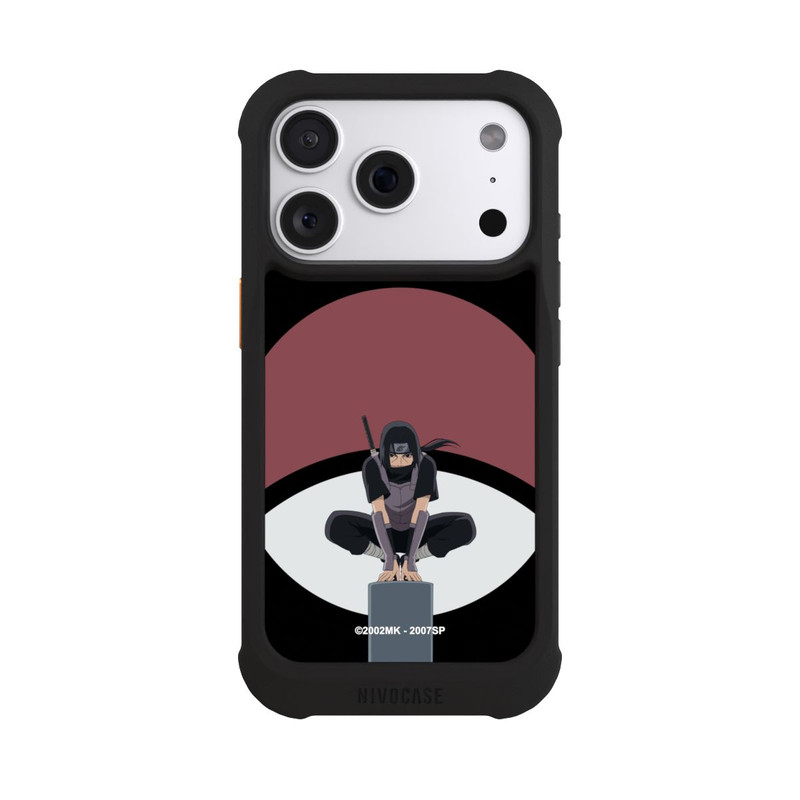 iPhone 18 Pro NIVOmax Itachi Uchiha Symbol schwarz