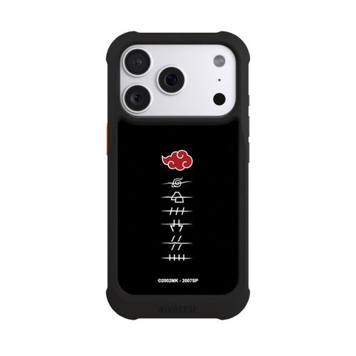 Apple iPhone 18 Pro NIVOmax Akatsuki Mitgliedssymbole Schwarz