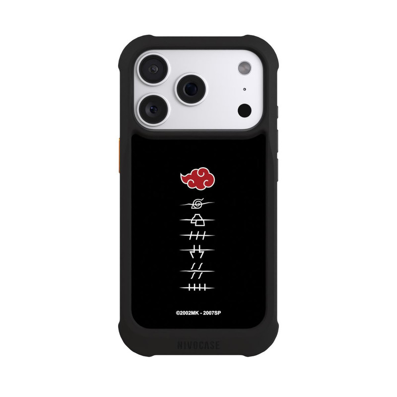 iPhone 18 Pro NIVOmax Akatsuki Member Symbols Black
