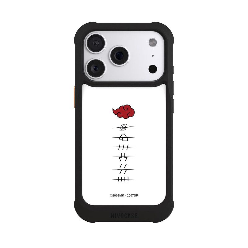 iPhone 18 Pro NIVOmax Akatsuki Mitgliedersymbole Weiß