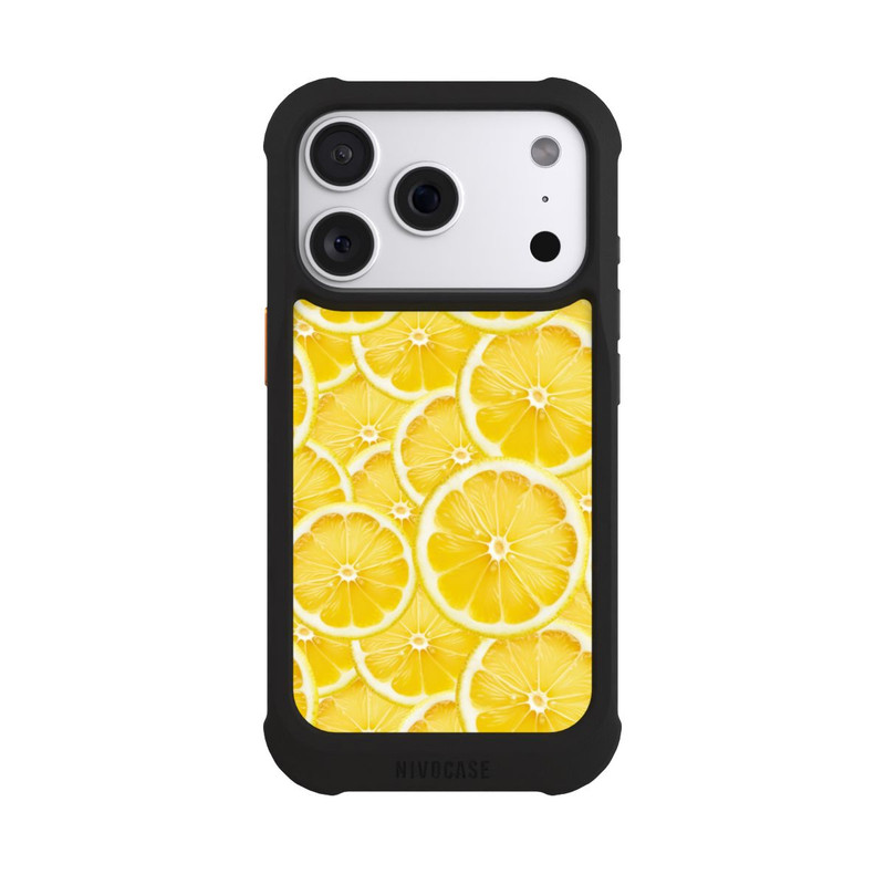 iPhone 18 Pro NIVOmax Zitrone Muster