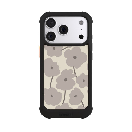 Apple iPhone 18 Pro NIVOmax Minimalistische Blumen Beige