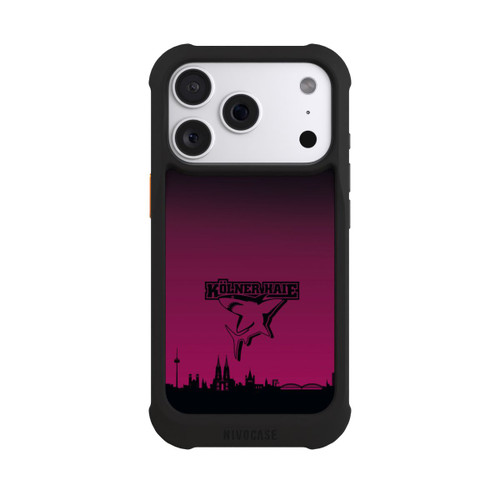 Apple iPhone 18 Pro NIVOmax Kölner Haie Skyline Pink