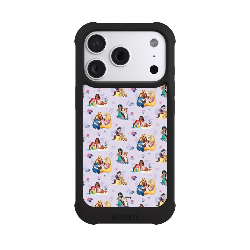 iPhone 18 Pro NIVOmax Princess Floral Pattern Purple