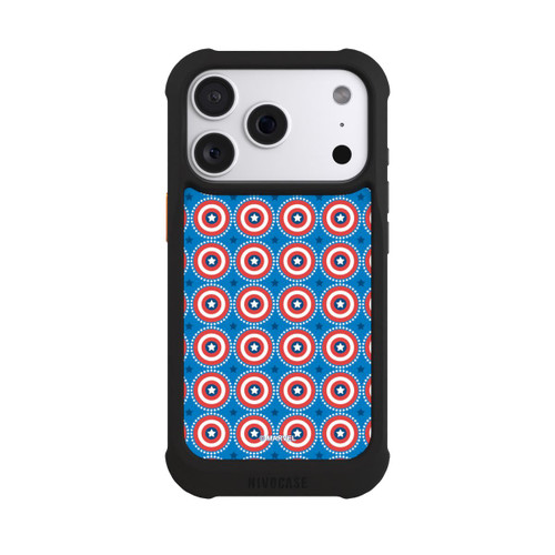 Apple iPhone 18 Pro NIVOmax Captain American Shield Pattern