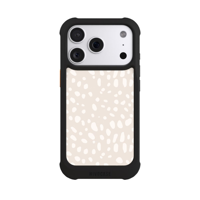 iPhone 18 Pro NIVOmax Tiermuster Gepard Hellbraun