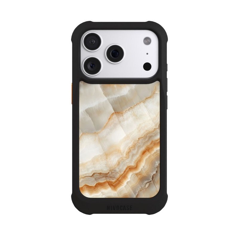 iPhone 18 Pro NIVOmax Honig Marmor