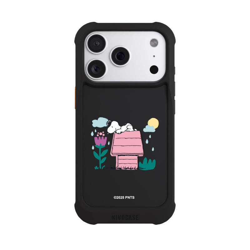iPhone 18 Pro NIVOmax Snoopy Hundehütte Frühling transparent