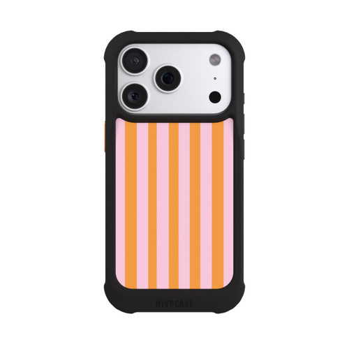 Apple iPhone 18 Pro NIVOmax Orange Rosa Streifen