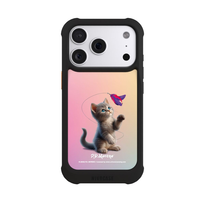 iPhone 18 Pro NIVOmax Playing Cat with Feather