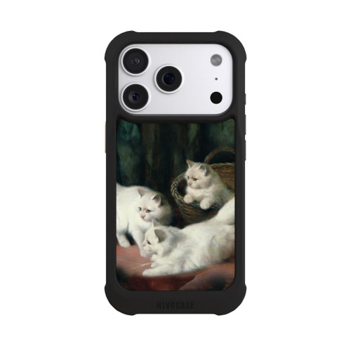 Apple iPhone 18 Pro NIVOmax Three White Angora Kittens