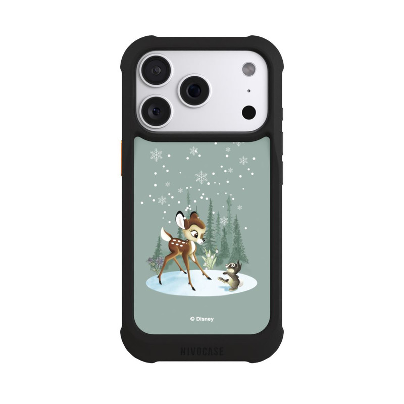 iPhone 18 Pro NIVOmax Bambi et Panpan Monde Hivernal