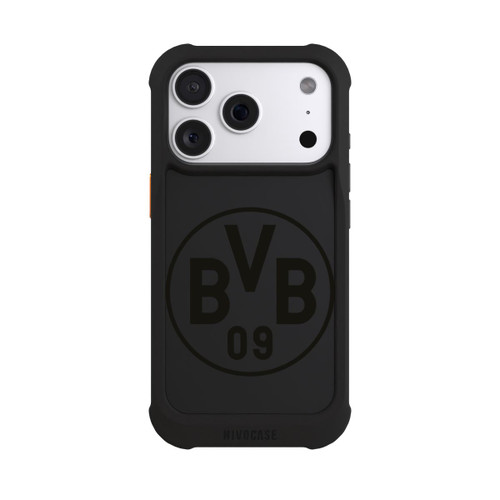 Apple iPhone 18 Pro NIVOmax BVB Logo Schwarz Transparent