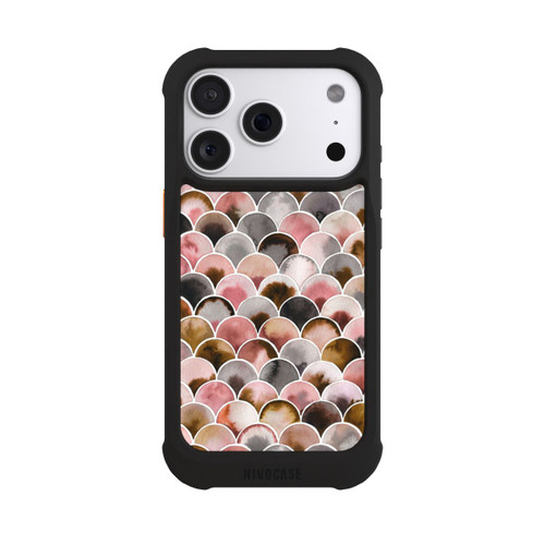 Apple iPhone 18 Pro NIVOmax Japandi Scales Pink Brown