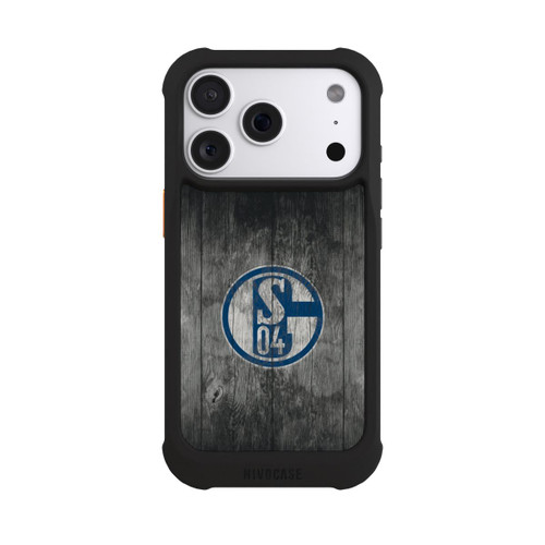 Apple iPhone 18 Pro NIVOmax Schalke 04 Holz Look