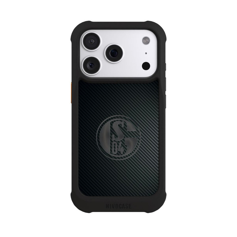 iPhone 18 Pro NIVOmax Schalke 04 Carbon Look