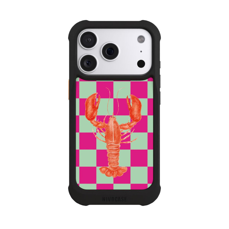 iPhone 18 Pro NIVOmax Pink Checkers Lobster