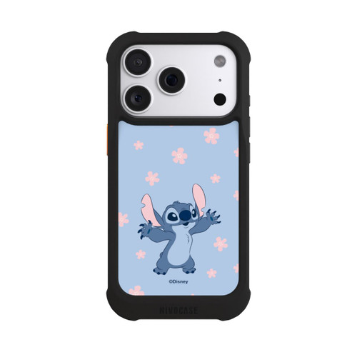 Apple iPhone 18 Pro NIVOmax Stitch Pastel Flowers Blue