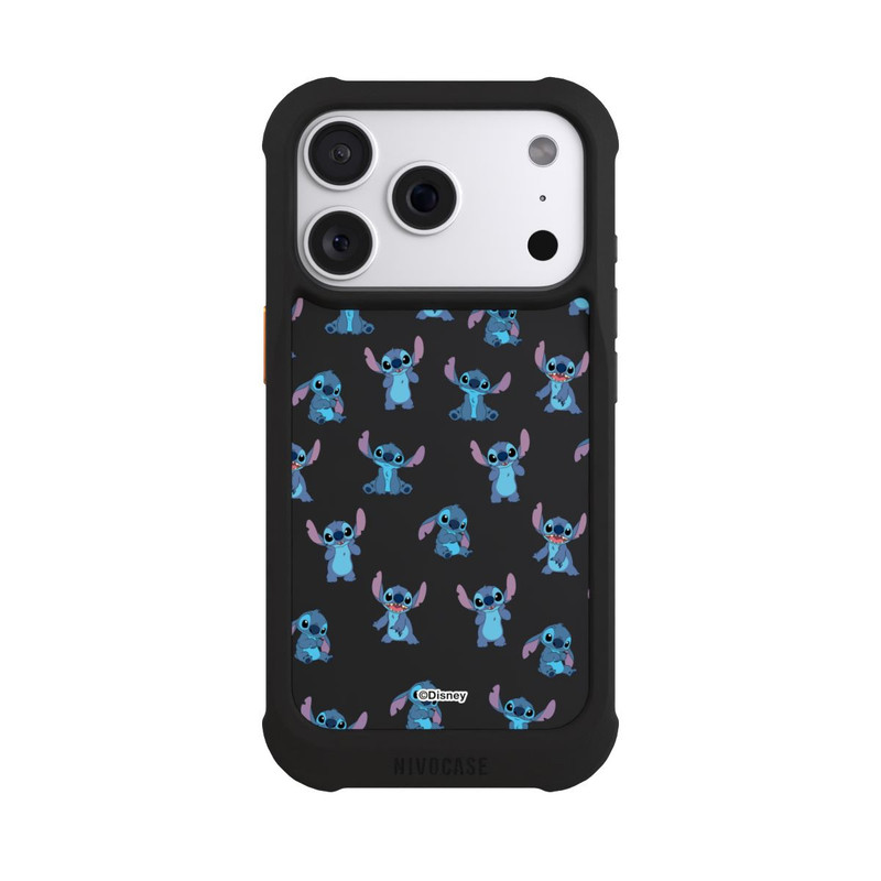 iPhone 18 Pro NIVOmax Stitch Faces Pattern Transparent