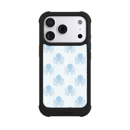 Apple iPhone 18 Pro NIVOmax Blue Watercolor Octopus