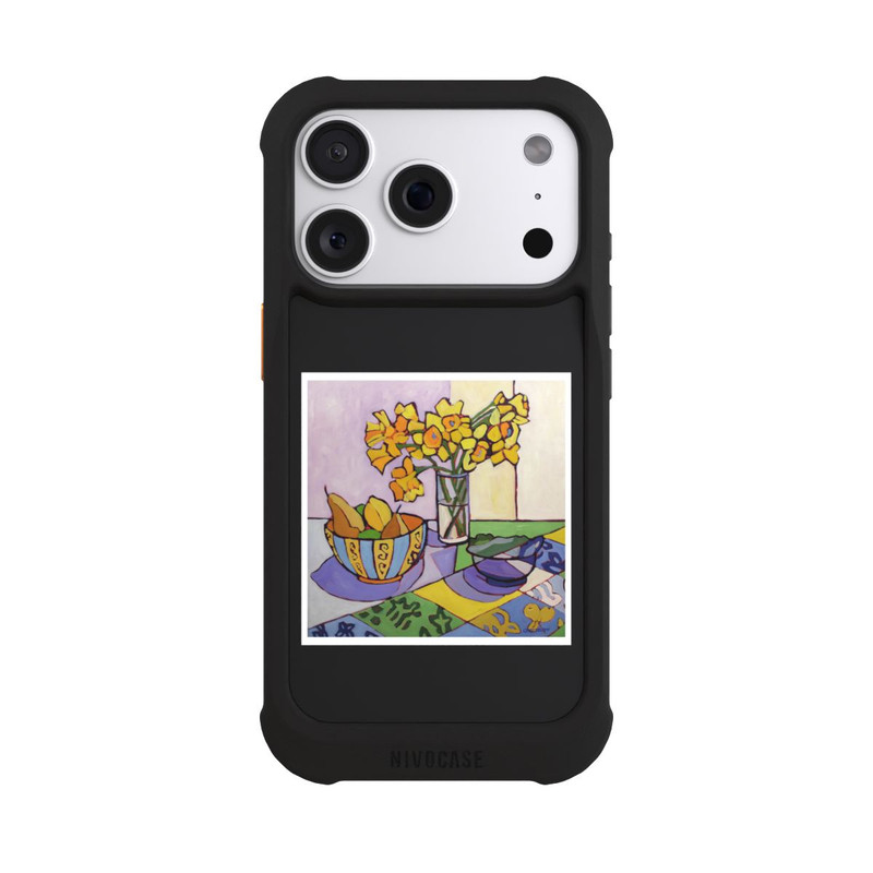 iPhone 18 Pro NIVOmax Daffodil Patchwork, 2023, by Catherine J Martzloff