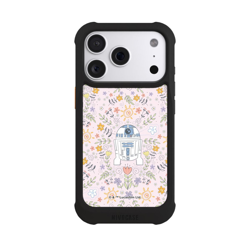iPhone 18 Pro NIVOmax R2D2 Blumen Muster