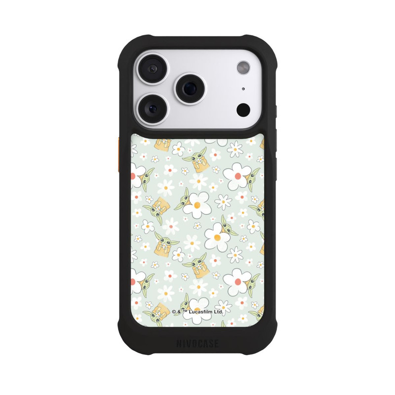 iPhone 18 Pro NIVOmax Baby Yoda Flower Pattern