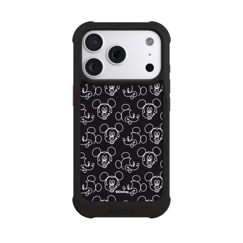 Apple iPhone 18 Pro NIVOmax Disney Mickey Muster Schwarz