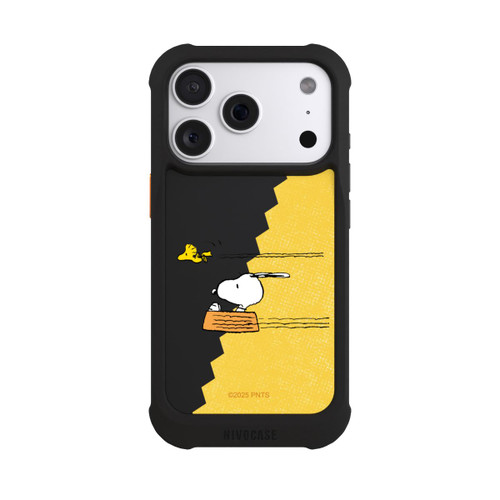 Apple iPhone 18 Pro NIVOmax Peanuts-Snoopy und Woodstock Transparent