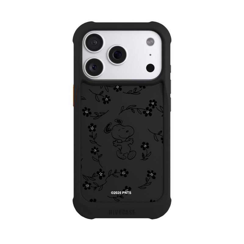 iPhone 18 Pro NIVOmax Snoopy und Flowers Transparent