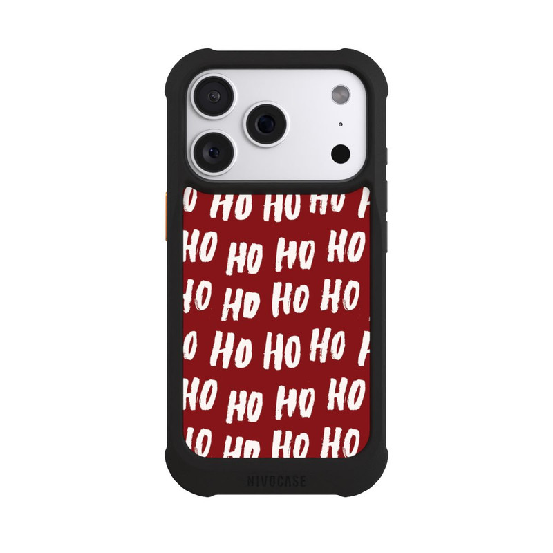 iPhone 18 Pro NIVOmax Ho Ho Ho Christmas Red Pattern