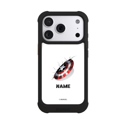 Apple iPhone 18 Pro NIVOmax Captain America Shield Personalisierbar