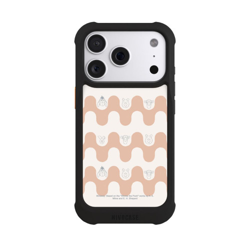 Apple iPhone 18 Pro NIVOmax Winnie the Pooh and Friends Boho Waves Pattern
