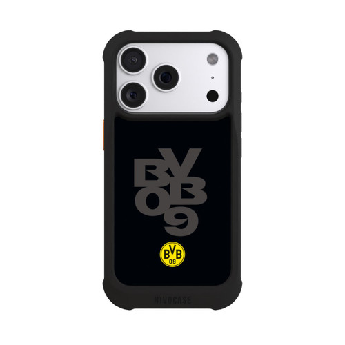 Apple iPhone 18 Pro NIVOmax BVB09 Grau Schwarz