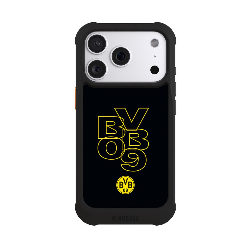 iPhone 18 Pro NIVOmax BVB09 Gelb Schwarz