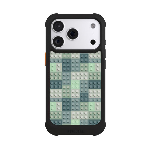 Apple iPhone 18 Pro NIVOmax Green Blocks Pattern