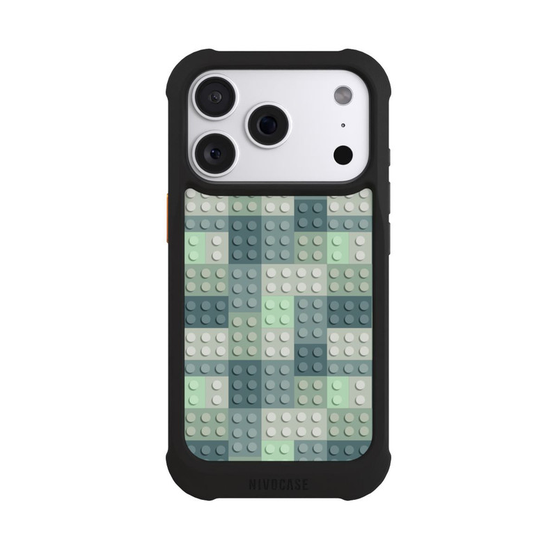 iPhone 18 Pro NIVOmax Green Blocks Pattern