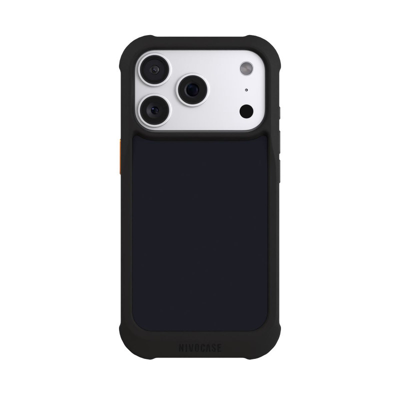 iPhone 18 Pro NIVOmax Nivocase Muster Schwarz Grau