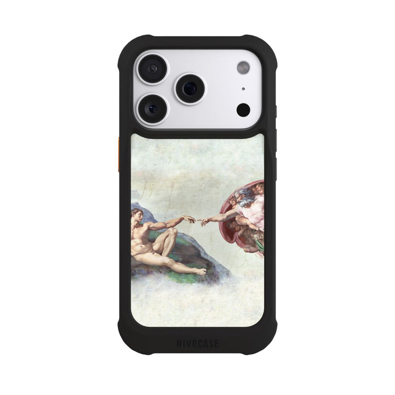 iPhone 18 Pro NIVOmax Michelangelo Buonarroti Création d'Adam