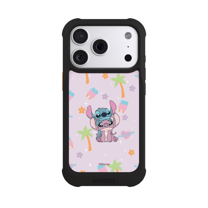 iPhone 18 Pro NIVOmax Stitch and Angel Cute Couple