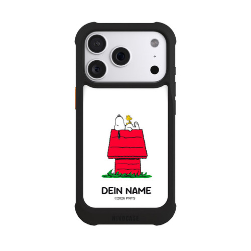 Apple iPhone 18 Pro NIVOmax Snoopy and Woodstock Classic Personalisierbar