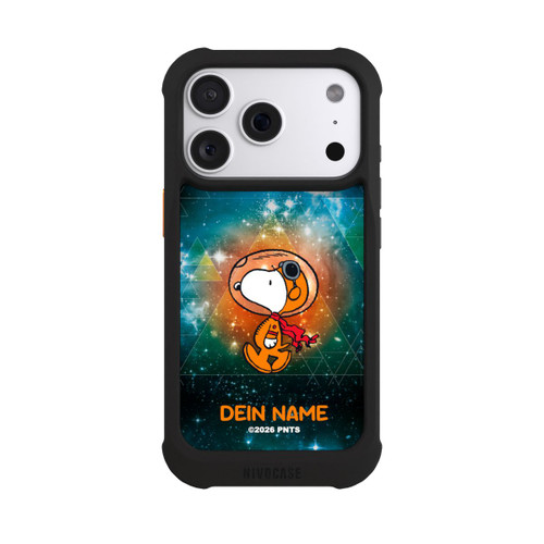 Apple iPhone 18 Pro NIVOmax Snoopy Weltraumreisender Personalisierbar