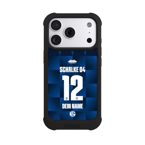 Apple iPhone 18 Pro NIVOmax Schalke 04 Trikot Personalisierbar 26-27