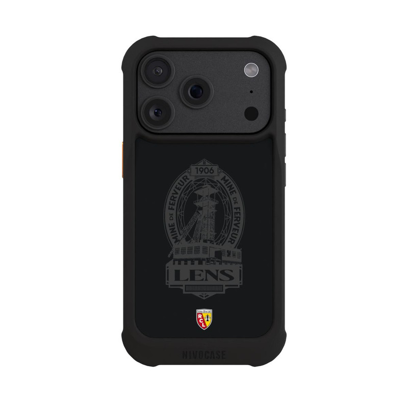 iPhone 18 Pro NIVOmax RC Lens Mine de Ferveur Emblème noir