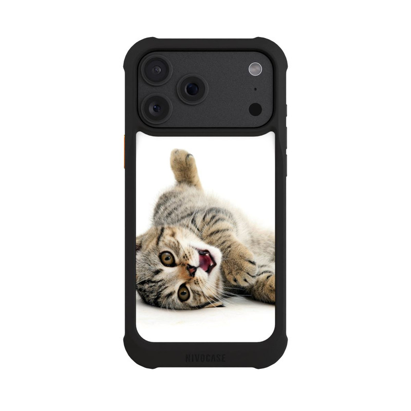 iPhone 18 Pro Max NIVOmax Cat Rolling around