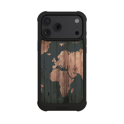 Apple iPhone 18 Pro Max NIVOmax Wooden World Map